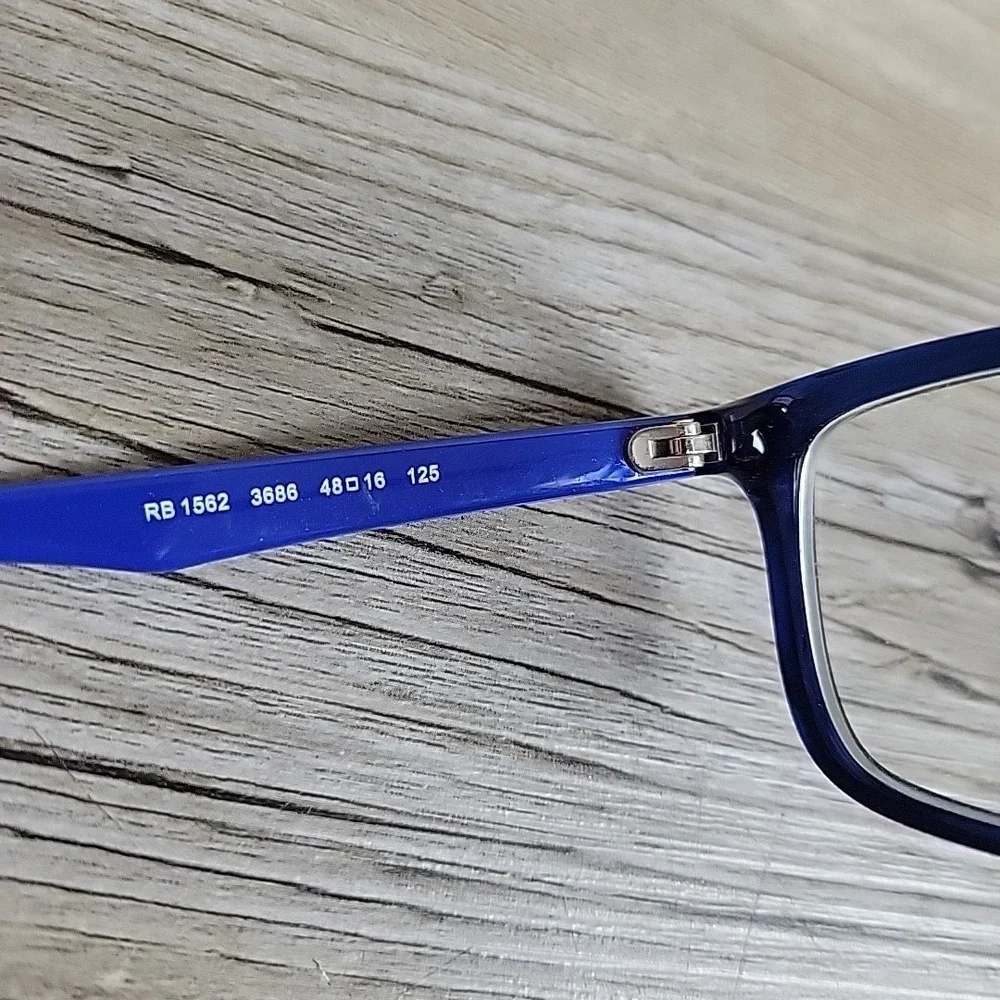 RAY BAN RB1562 3686 KIDS 48-16-125 BLUE EYEGLASSES FRAME PLASTIC‎